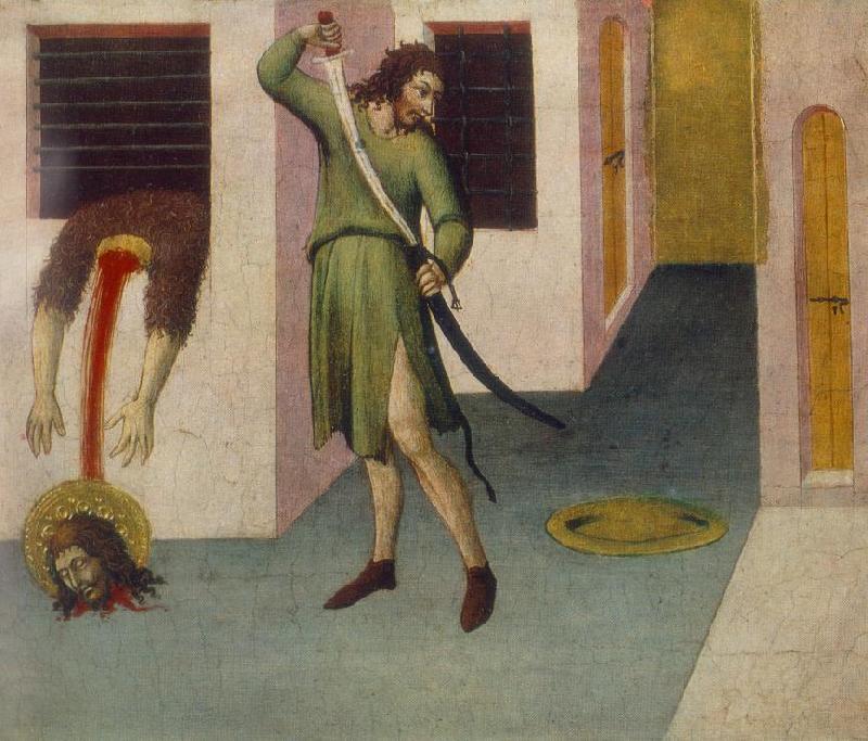 SANO di Pietro Beheading of St John the Baptist agf France oil painting art